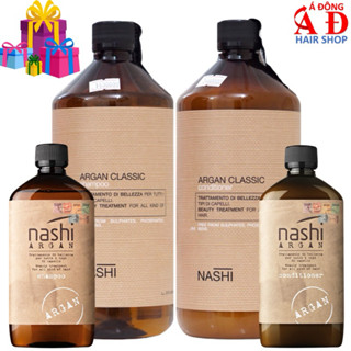 [Mã COSBAUH3 giảm 8% đơn 300K][CHÍNH HÃNG] DẦU GỘI XẢ PHỤC HỒI HƯ TỔN NASHI ARGAN CLASSIC ITALY