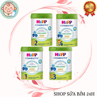 Sữa bột công thức HiPP số 1/2/3/4 Organic Combiotic 800g bổ sung DHA trực tiếp dành cho trẻ nhỏ