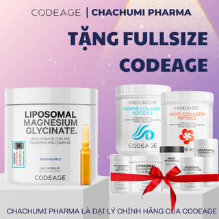 Viên Uống Bổ Sung Magiê Hỗ Trợ Giấc Ngủ, Xương Khớp, Giảm Stress Codeage Magnesium