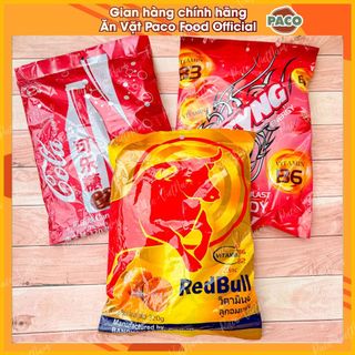 Kẹo ngậm vị bò húc kẹo ngậm vitamin c vị redbull/sting/coca cola kẹo bò húc tăng lực- gói to 320g