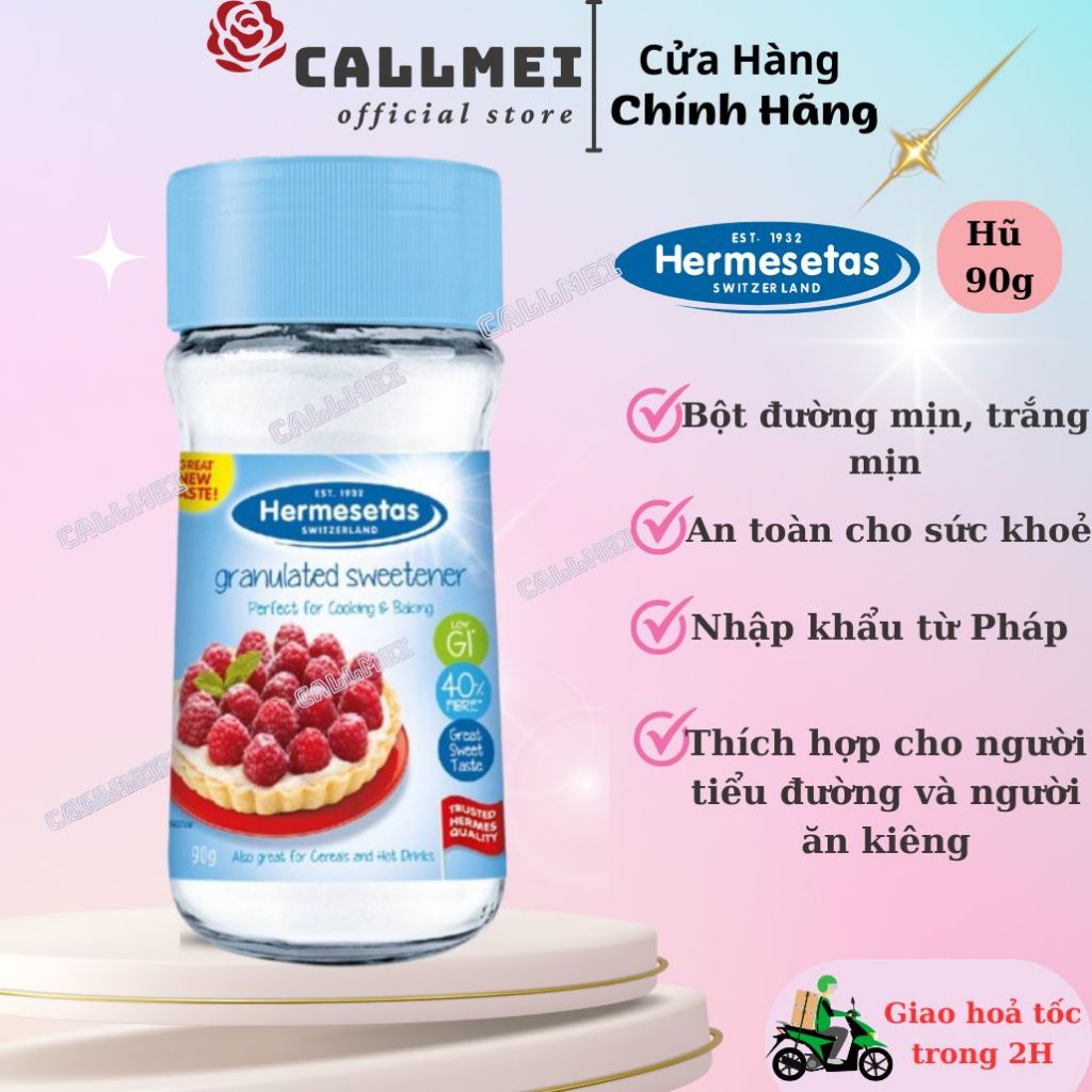 Đường Ăn kiêng Hermesetas 90g (Tốt Cho Người Tiểu Đường Và Ăn Kiêng)