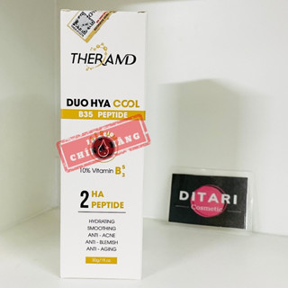 [Hàng cty] Serum B3B5 TheraMD Duo Hya Cool B35 Peptide Tinh Chất Dưỡng Ẩm Phục Hồi Da Niaciamide, HA B5