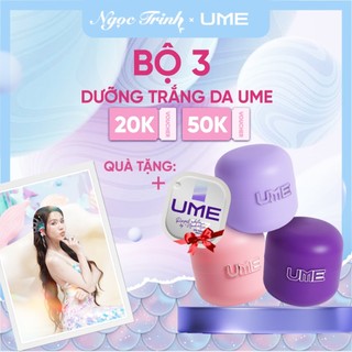 Combo trắng da Body By Ngọc Trinh Chính Hãng UME Chống Nắng, Dưỡng Âm, Ủ Trắng ,Tẩy Tế Bào Chết
