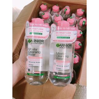 Nước tẩy trang Garnier Micellar Cleansing Water - HỒNG