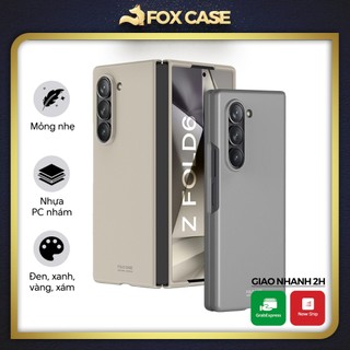Ốp Z Fold 6, Z Fold 5, Z Fold 4, Z Fold 3 mặt lưng nhựa nhám, chống bám vân tay, màu trơn, mỏng nhẹ - Fox Case