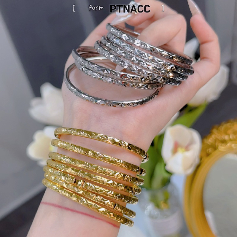 Bộ vòng ximen 7 chiếc chạm máy 3,5li sáng đẹp, khoá gài cao cấp . Hợp kim xi mạ vàng, xi bạch kim . 