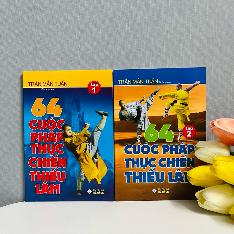 Sách - 64 Cước Pháp Thực Chiến Thiếu Lâm (Tập 1 + Tập 2)