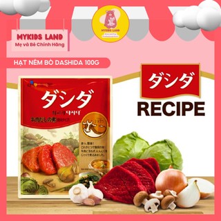 Hạt nêm bò dashida nhật bản - gia vị ăn dặm cho bé gói 100g