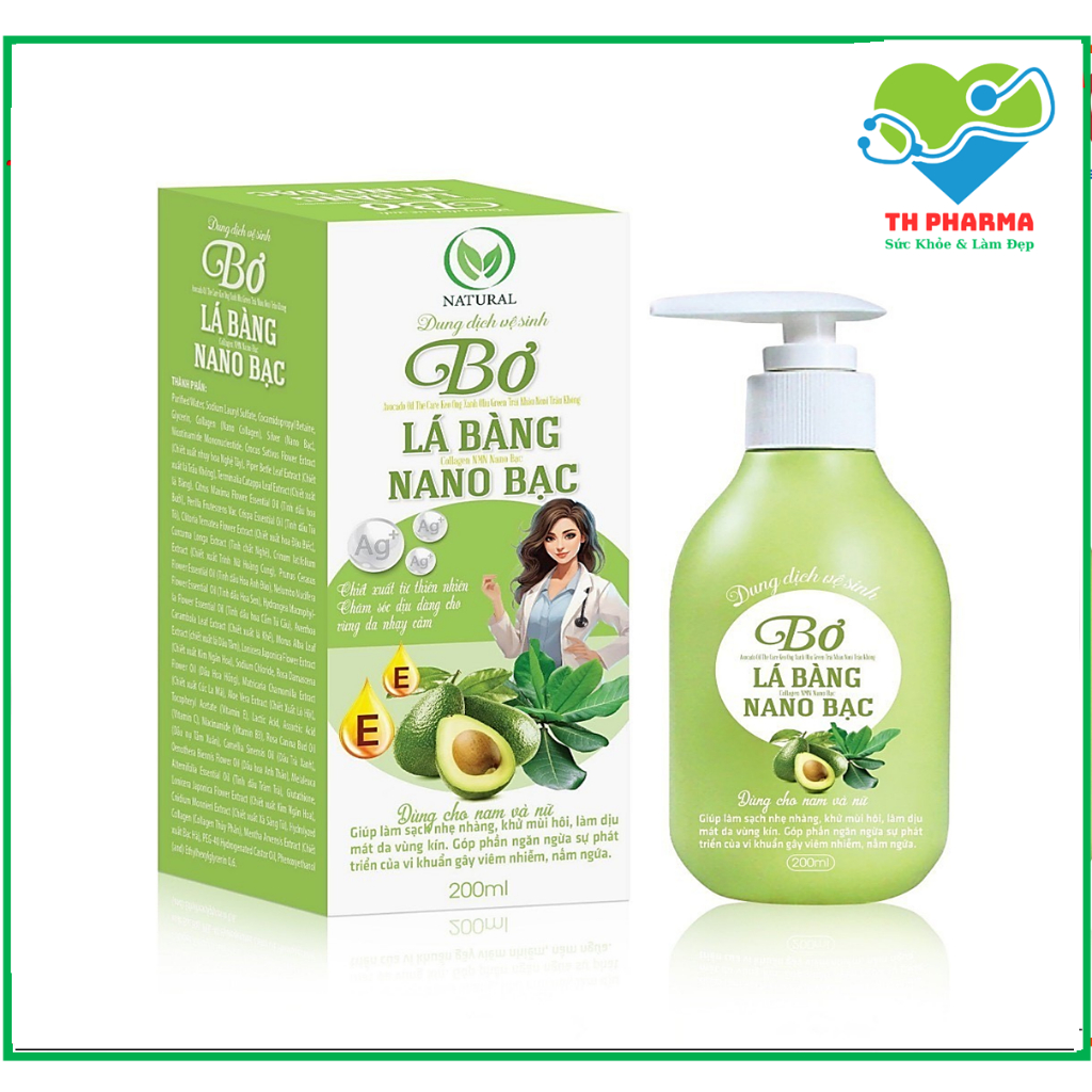 Dung dịch vệ sinh Bơ saffron Nano bạc Dùng cho nam và nữ đậm đặc, giups làm sạch , khử mùi hôi ,ngăn ngừa sự phát triển