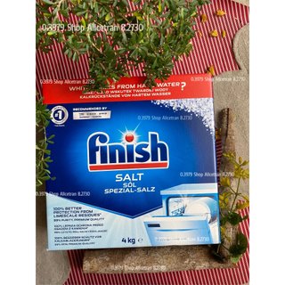 4,0 kg - 2,0 kg /// Muối Finish làm mềm nước dùng cho máy rửa chén bát