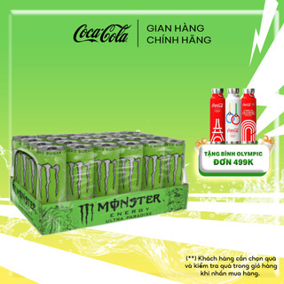 Lốc 24 Lon Nước Tăng Lực Giải Khát Monster Energy Ultra Paradise 355ml/Lon Coca-Cola Official Store