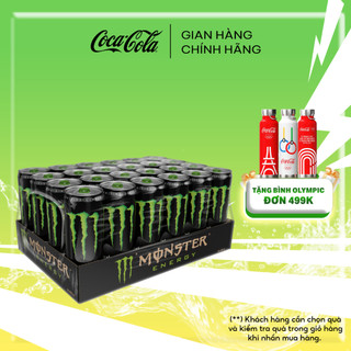 Lốc 24 Lon Nước Tăng Lực Giải Khát Monster Energy 355ml/Lon Coca-Cola Official Store