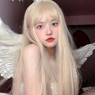 [Sẵn] Wig/Tóc giả nữ thiên thần quyến rũ màu trà - teen/lolita/cosplay Z8004/TT004 [Miu Cosplay]