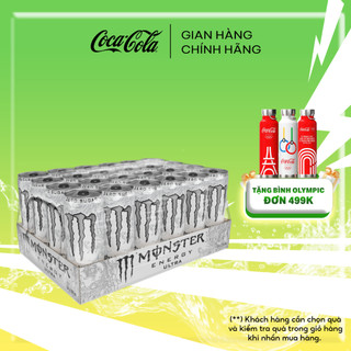 Lốc 24 Lon Nước Tăng Lực Giải Khát Tăng Lực Monster Energy Ultra 355ml/Lon Coca-Cola Official Store