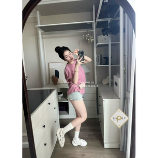 Áo Phông Trơn Basic Màu Hồng Khánh Lê