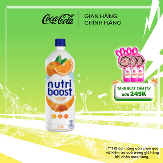 Nước Uống Sữa Trái Cây Nutri Boost Hương Cam Chai 1L Coca-Cola Official Store