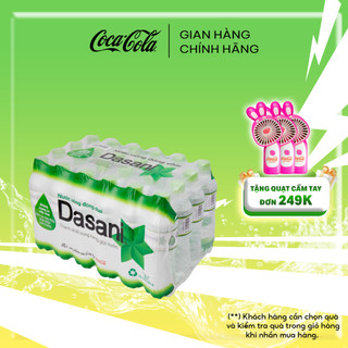 Lốc 24 Chai Nước Suối Dasani 350ml/Chai Coca-Cola Official Store