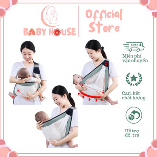 Địu vải cho bé dạng lưới thông thoáng , cho bé 0-36 tháng tuổi.