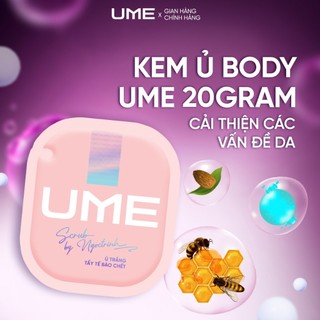  Kem Ủ Trắng Và Tẩy Tế Bào Chết Cấp Ẩm Cho Da Body By Ngọc Trinh  2in1 Chính Hãng Ume Gói 20 Gram 