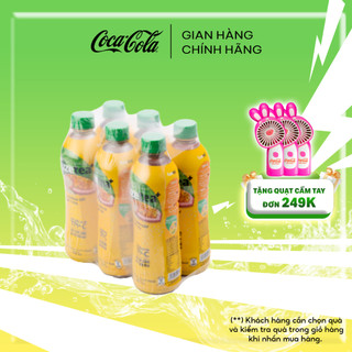 Lốc 6 Chai Trà Chanh Dây Và Hạt Chia Fuzetea+ 450ml/Chai Coca-Cola Official Store