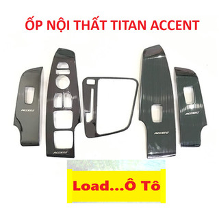 Ốp Nội Thất Xe Huyndai Accent 2024-2018 Mẫu Vân Titan Cao Cấp