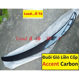 Đuôi Gió Liền Cốp Xe Huyndai Accent 2024-2018 Mẫu Vân Carbon Cao Cấp Nhất Thị Trường