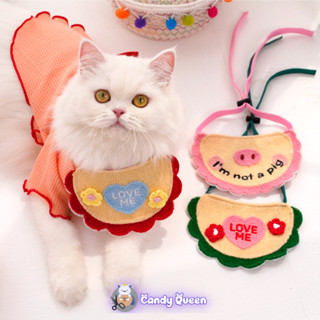 Yếm Đeo Dễ Thương Thú Cưng In Hình Ngộ nghĩnh, Đáng Yêu Cho Cún Miu