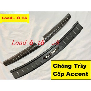 Bộ Chống Trầy Cốp Trong, Ngoài Xe Huydai Accent 2024-2018 Vân Carbon Cao Cấp