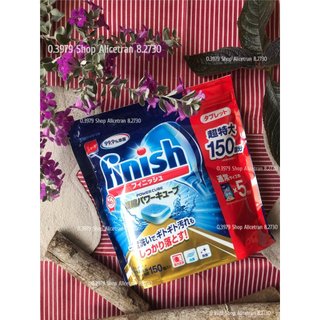 Viên rửa chén bát Finish Power Cube túi 150 viên (Hàng nội địa Nhật Bản)