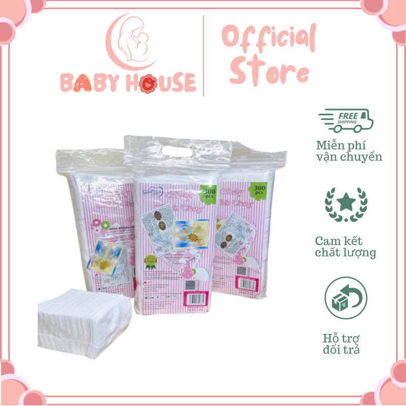 Khăn vải khô đẹp hàng 300gram