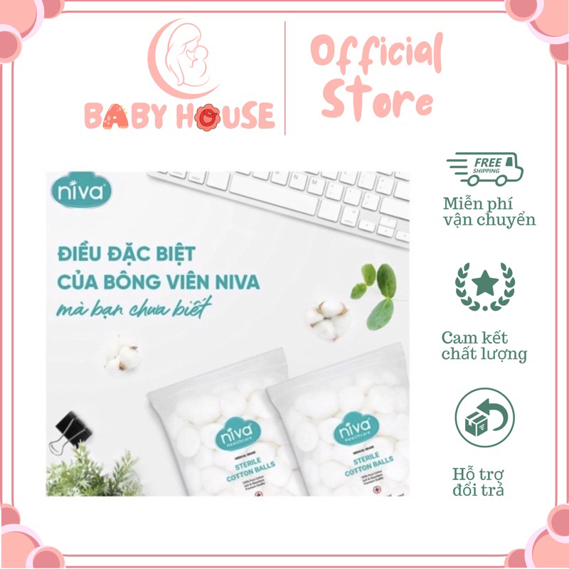 Bông Gòn Nhét Tai Cho Mẹ Sau Sinh ( Túi 100 Viên)