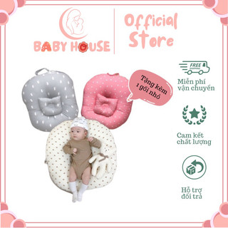 Set đệm ngủ và gôus nằm cho bé ngủ ngon
