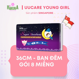 Băng vệ sinh UUcare Young Girl Siêu thấm 36cm - 3 Miếng