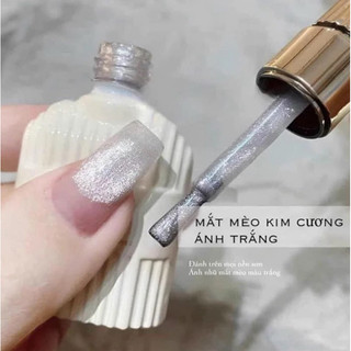 Mắt mèo ánh trăng ,mắt mèo kim cương ánh trắng.Top Mắt Mèo Kim Cương Huaxi 9D , Sơn Gel Mắt Mèo Kim Cương Huaxi