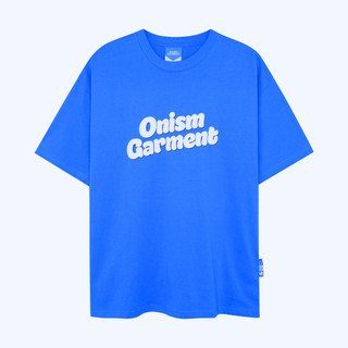 Áo thun tay lỡ unisex cotton Basic Onism garment xanh coban - Basic tee ONISM