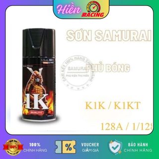 Sơn samurai K1K, K1KT, 128A, 1/128 phủ bóng màu trong / phủ bóng ánh kim / phủ bóng mờ ( CHỌN ĐÚNG PHÂN LOẠI ), sơn xe