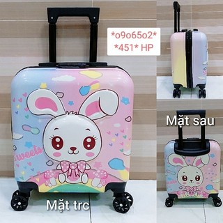 ( ẢNH THẬT) 20 inch Balo, vali kéo cao cấp họa tiết vali 3d nỗi và hoạt hình  dành cho bé yêu siêu đẹp