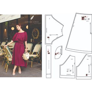 Rập giấy a0 mã 362 - set váy áo