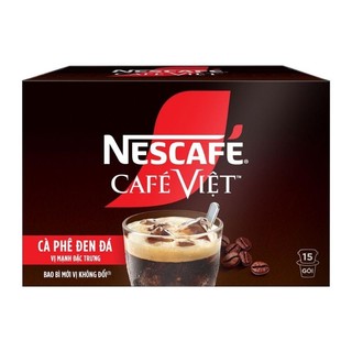 Cà Phê Đen Đá Café Việt Nescafé Hộp 15 Gói X 16G