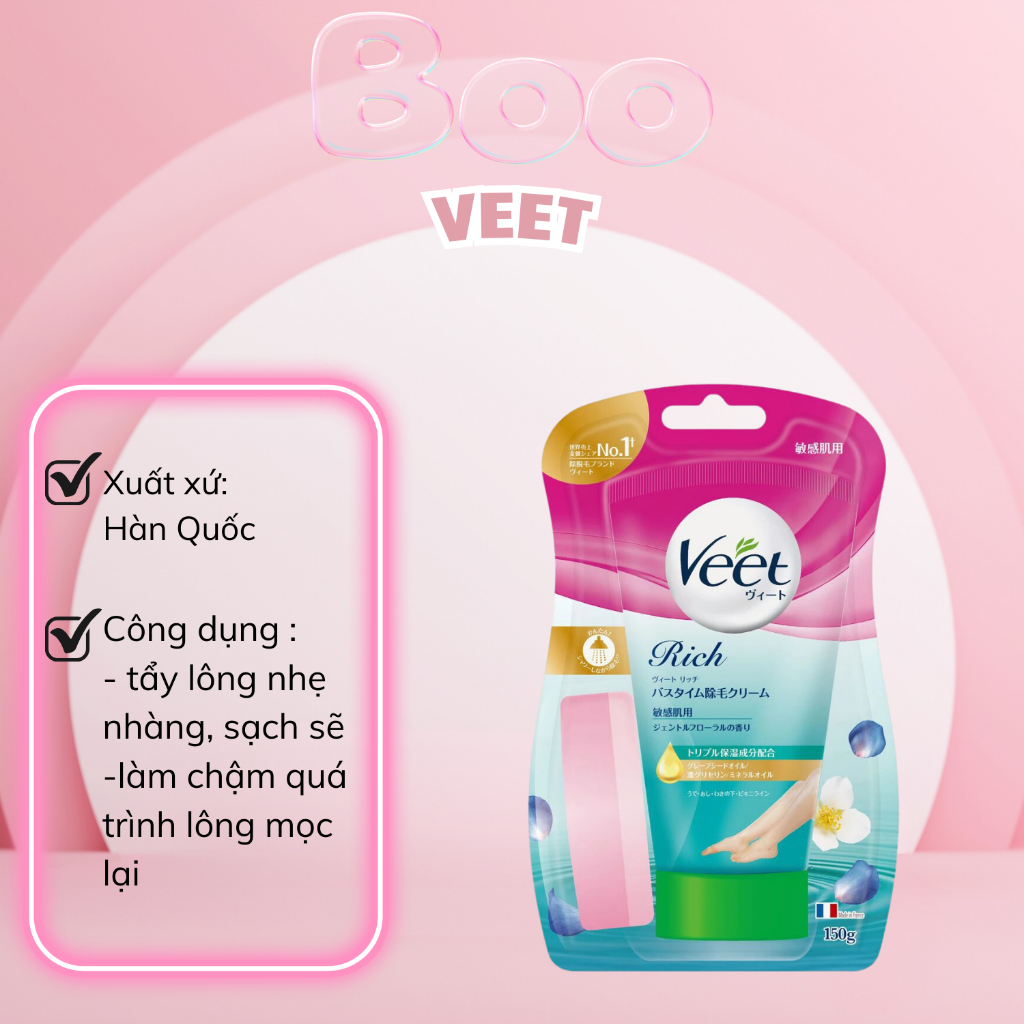 Kem Tẩy Lông Veet Pure Nhật
