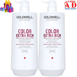 Dầu gội xả dưỡng màu tóc nhuộm lâu phai Goldwell Color Extra Rich 1000ml (ĐỨC)