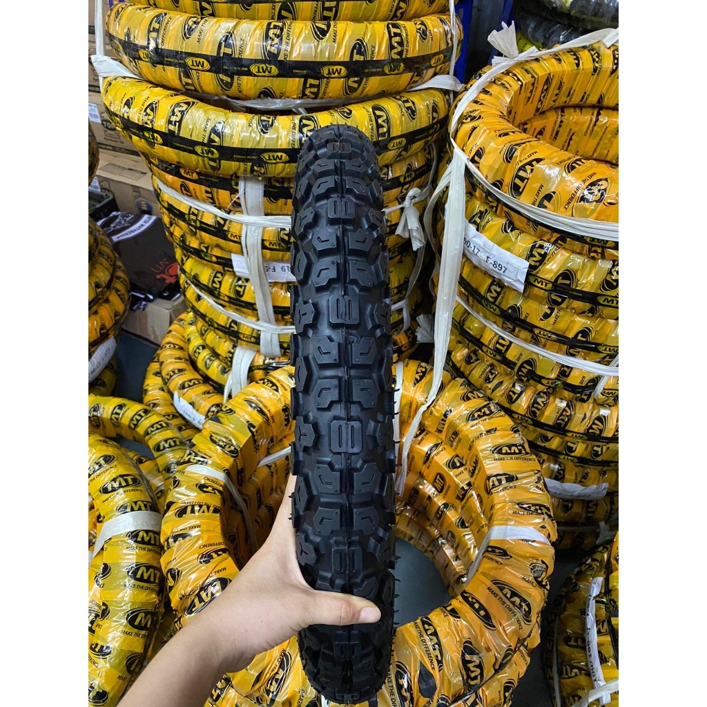Lốp vỏ xe máy MT gai chân chó size 2.50-17, 2.75-17, 3.00-17 và 3.50-17 TT 889