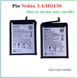 Pin nokia 3.4/hq430, zin cũ bóc máy