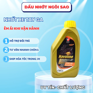 Nhớt Xe Tay Ga 0.8L-1L Caltex Havoline 10W40 SEMI (Bán Tổng Hợp)