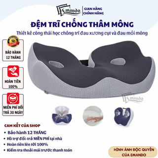 Đệm lót ghế văn phòng EMANDO chống trĩ, đau mỏi mông và thâm mông giúp duy trì tư thế ngồi đúng