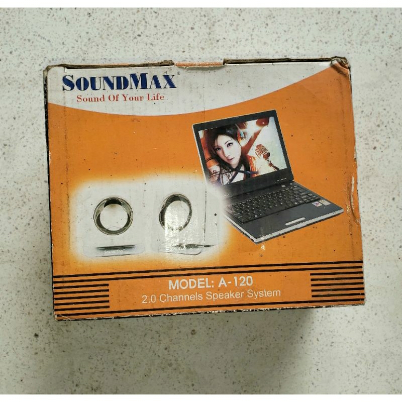 Loa vi tính soundmax A-120 cũ