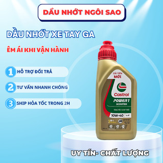 Nhớt xe tay ga Castrol Scooter với công thức trung hòa Axit mới