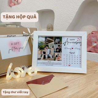  TẶNG HỘP + RƠM  Khung Ảnh Thiết Kế Để Bàn - Quà Tặng Sinh Nhật Quà Kỷ Niệm Tình Yêu Quà Tặng Người Yêu 