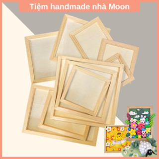 Khung tranh gỗ làm tranh đất sét, làm handmade