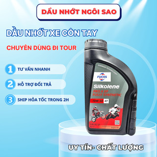 Nhớt nhập khẩu tổng hợp Fuchs Silkolene Pro 4 10w50 Fully Synthetic Ester